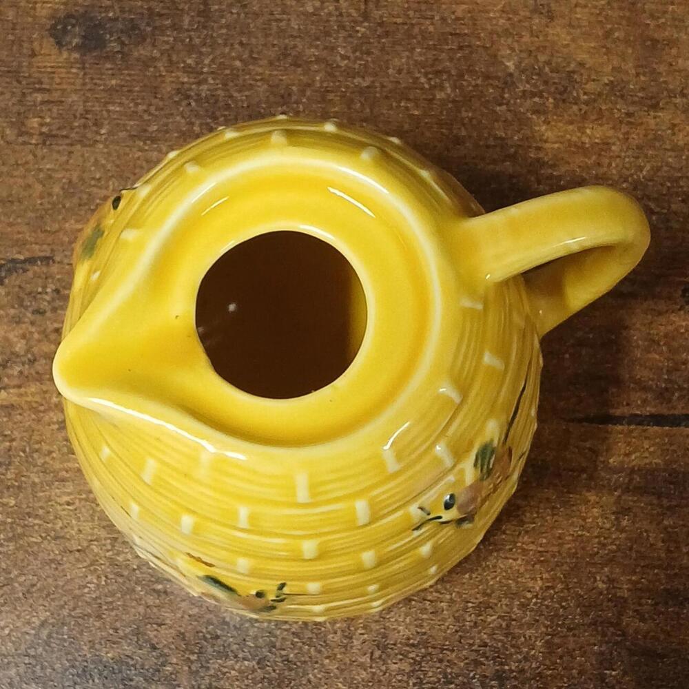 VTG Ceramic Beehive Honey Pot W/ Cork & Top 4.75x4.5” - Picture 5 of 7